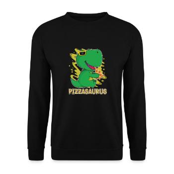 Dinosaur Adult dinosaur - Unisex Sweatshirt - black - Front - Alina (178cm) & Michal (187cm)