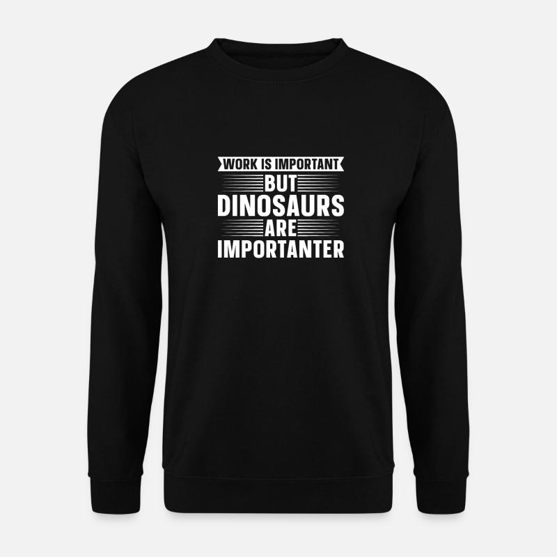 Dinosaurier Erwachsener Dinosaurier - Unisex Pullover - Schwarz