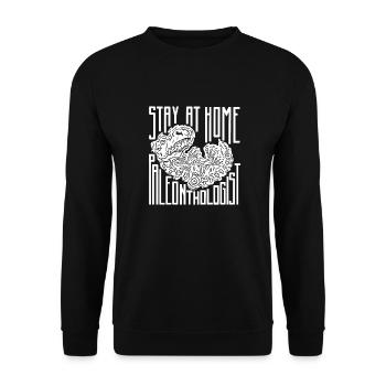 Dinosaure Dinosaure adulte - Sweat-shirt Unisexe - noir - Devant - Alina (178cm) & Michal (187cm)