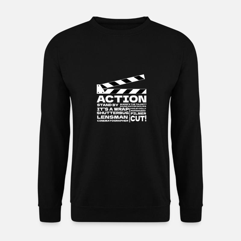 Caméraman Klappe Kamermann - Sweat-shirt Unisexe - noir