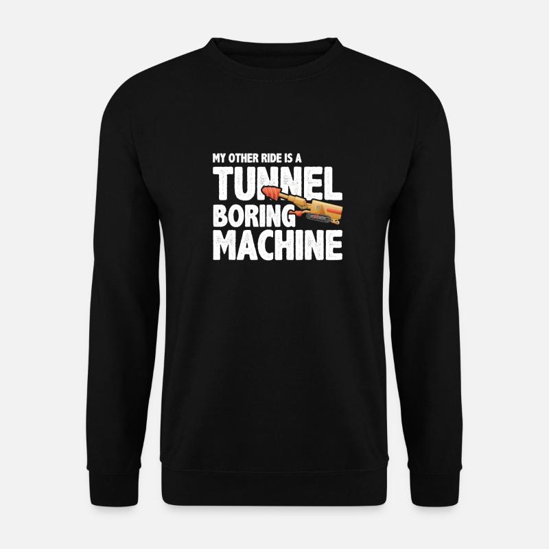 Engineer Tunnel Mining Engineer - Unisex Sweatshirt - black