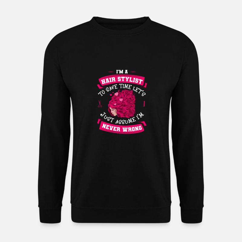 Coiffeur Coiffeur Coiffeur - Sweat-shirt Unisexe - noir