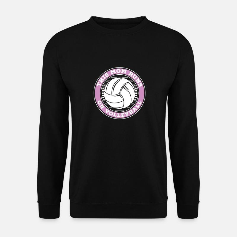 Volleyball Volleyballer Volleyball Mama - Unisex Pullover - Schwarz