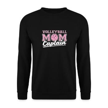 Volleyball Volleyball Player Volleyball Mama - Sweat-shirt Unisexe - noir - Devant - Alina (178cm) & Michal (187cm)
