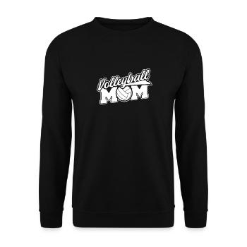 Volleyball Volleyball Player Volleyball Mama - Sweat-shirt Unisexe - noir - Devant - Alina (178cm) & Michal (187cm)