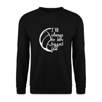 Volleyball Volleyball Player Volleyball Mama - Sweat-shirt Unisexe - noir - Devant - Alina (178cm) & Michal (187cm)
