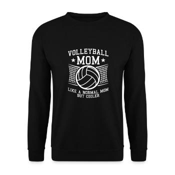 Volleyball Volleyball Player Volleyball Mama - Sweat-shirt Unisexe - noir - Devant - Alina (178cm) & Michal (187cm)