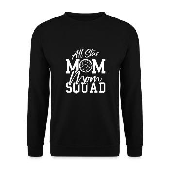 Volleyball Volleyball Player Volleyball Mama - Sweat-shirt Unisexe - noir - Devant - Alina (178cm) & Michal (187cm)