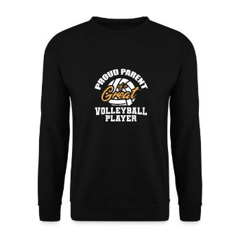 Volleyball Volleyball Player Volleyball Mama - Sweat-shirt Unisexe - noir - Devant - Alina (178cm) & Michal (187cm)