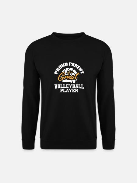 Volleyball Volleyballer Volleyball Mama - Unisex Pullover - Schwarz