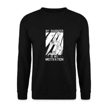 Volleyball Volleyball Player Volleyball Mama - Sweat-shirt Unisexe - noir - Devant - Alina (178cm) & Michal (187cm)