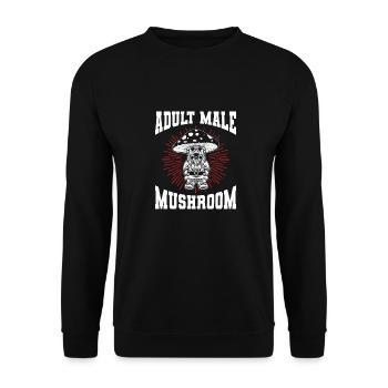 Cueilleurs de champignons Champignons Nain de champignons - Sweat-shirt Unisexe - noir - Devant - Alina (178cm) & Michal (187cm)
