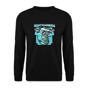 Biology Biologist Children Biology - Unisex Sweatshirt - black - Front - Alina (178cm) & Michal (187cm)