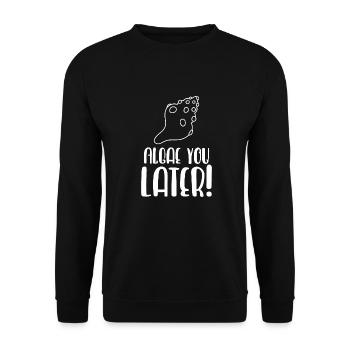 Biology Biologist Children Biology - Unisex Sweatshirt - black - Front - Alina (178cm) & Michal (187cm)