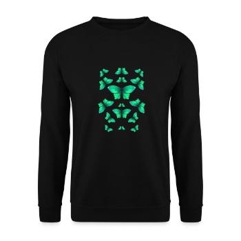 Biology Biologist Children Biology - Unisex Sweatshirt - black - Front - Alina (178cm) & Michal (187cm)