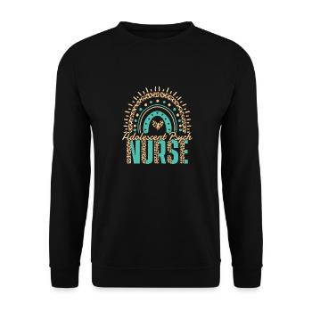 Infirmier - Sweat-shirt Unisexe - noir - Devant - Alina (178cm) & Michal (187cm)