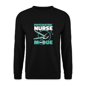 Infirmier - Sweat-shirt Unisexe - noir - Devant - Alina (178cm) & Michal (187cm)