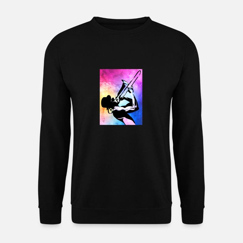 Spielmannszug Trombone Bunt - Sweat-shirt Unisexe - noir
