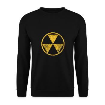 Physics Phyiker Nuclear Physics - Unisex Sweatshirt - black - Front - Alina (178cm) & Michal (187cm)