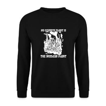 Physics Phyiker Nuclear Physics - Unisex Sweatshirt - black - Front - Alina (178cm) & Michal (187cm)