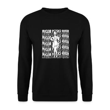 Physics Phyiker Nuclear Physics - Unisex Sweatshirt - black - Front - Alina (178cm) & Michal (187cm)