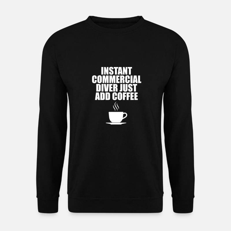 Tauchen Taucher Kommerzielles Tauchen - Unisex Pullover - Schwarz