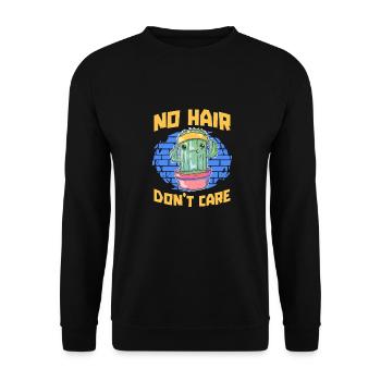 Jardin de cactus - Sweat-shirt Unisexe - noir - Devant - Alina (178cm) & Michal (187cm)