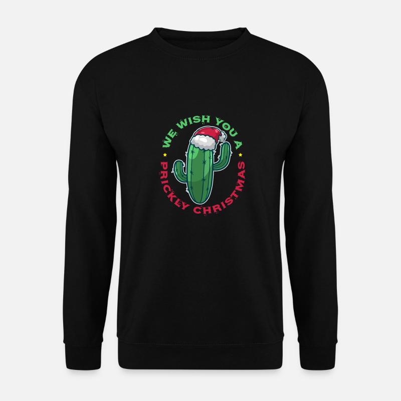 Jardin de cactus - Sweat-shirt Unisexe - noir