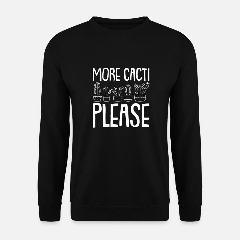Cactus Jardin Cactus - Sweat-shirt Unisexe - noir