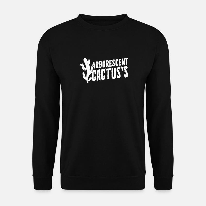 Jardin de cactus - Sweat-shirt Unisexe - noir