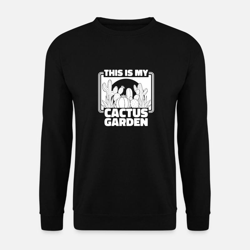 Cactus Jardin Cactus - Sweat-shirt Unisexe - noir