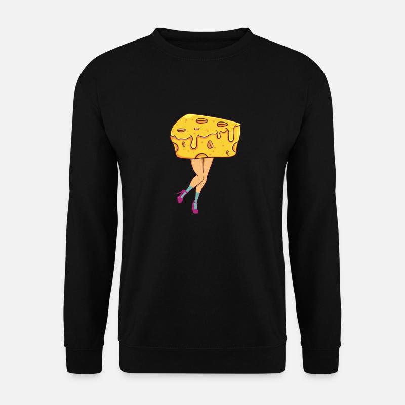Cuisses de fromage - Sweat-shirt Unisexe - noir