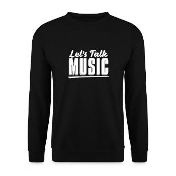 Professeur de musique Professeur de musique - Sweat-shirt Unisexe - noir - Devant - Alina (178cm) & Michal (187cm)