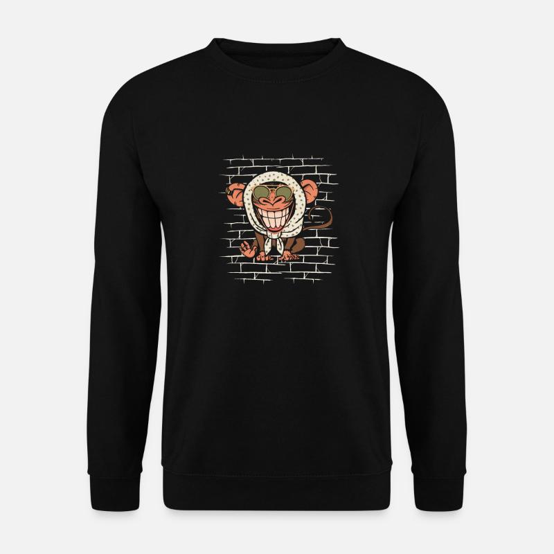 Monkey - Unisex Sweatshirt - black
