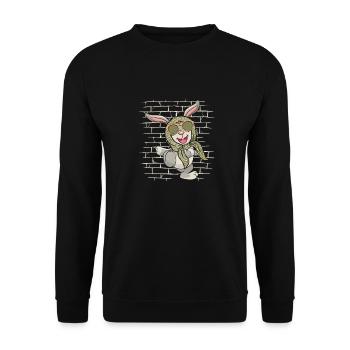 Lunettes de soleil Rabbit Rabbit avec foulard - Sweat-shirt Unisexe - noir - Devant - Alina (178cm) & Michal (187cm)