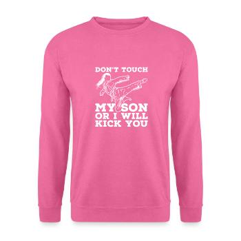 Taekwondo Mama Drôle - Sweat-shirt Unisexe - rose - Devant
