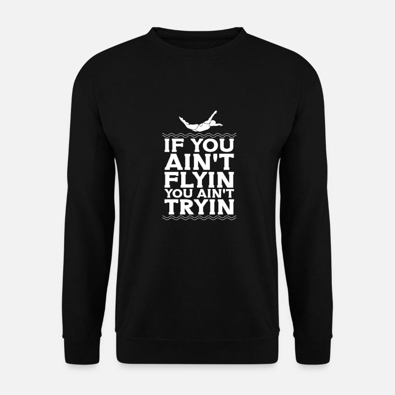 Turmspringen Turmspringer - Unisex Pullover - Schwarz