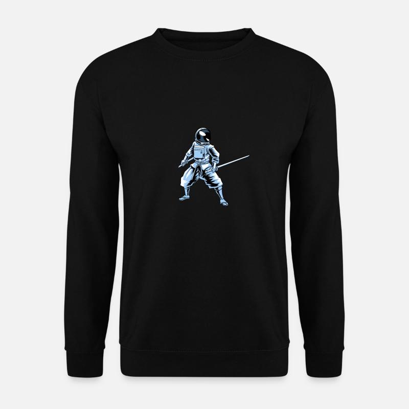 Ninja Astronaut - Unisex Pullover - Schwarz