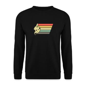 Diving Divers - Unisex Sweatshirt - black - Front - Alina (178cm) & Michal (187cm)