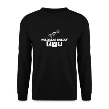 Biologiste Biologiste Biologiste moléculaire ADN - Sweat-shirt Unisexe - noir - Devant - Alina (178cm) & Michal (187cm)