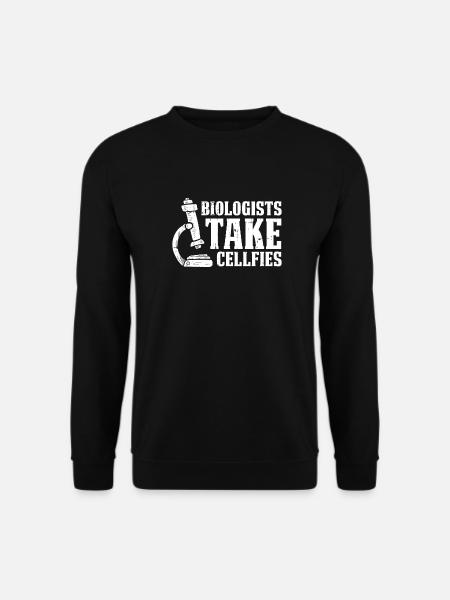 Biology Biologist Microscope Molecular Biologist - Unisex Sweatshirt - black