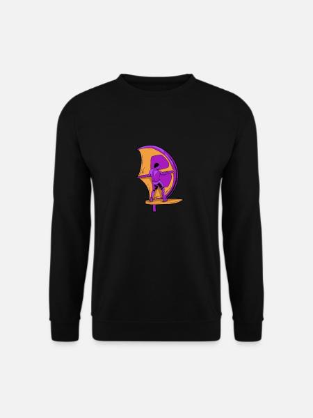 Wing Surf Wing Foil Wing Surfing - Unisex Sweatshirt - black