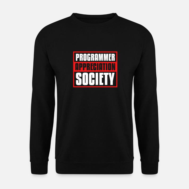 Developer Coder Programmer Society - Unisex Sweatshirt - black