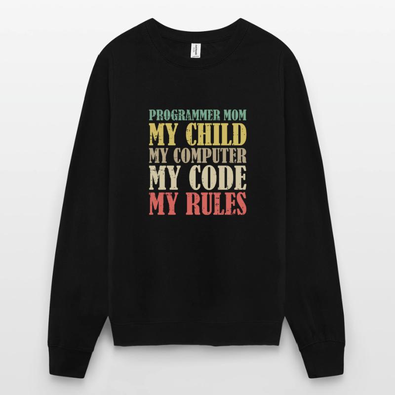 Développeur Coder Programmeur Mama Sweat-shirt Unisexe