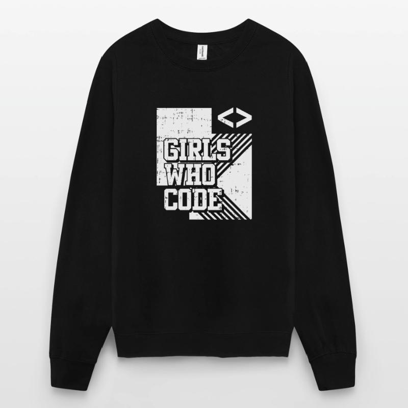 Developer Coder Programmer Girl Unisex Sweatshirt