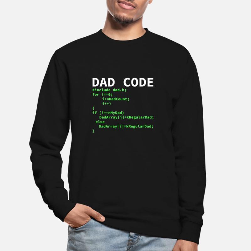 Entwickler Coder Programmierer Papa Unisex Pullover