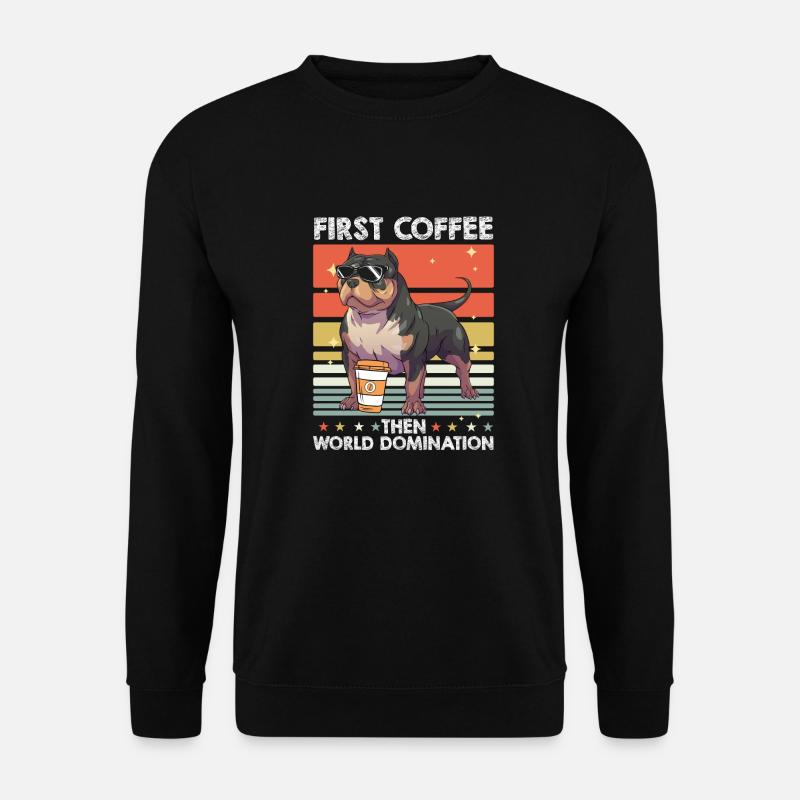 American Bully Coffee - Unisex Sweatshirt - black