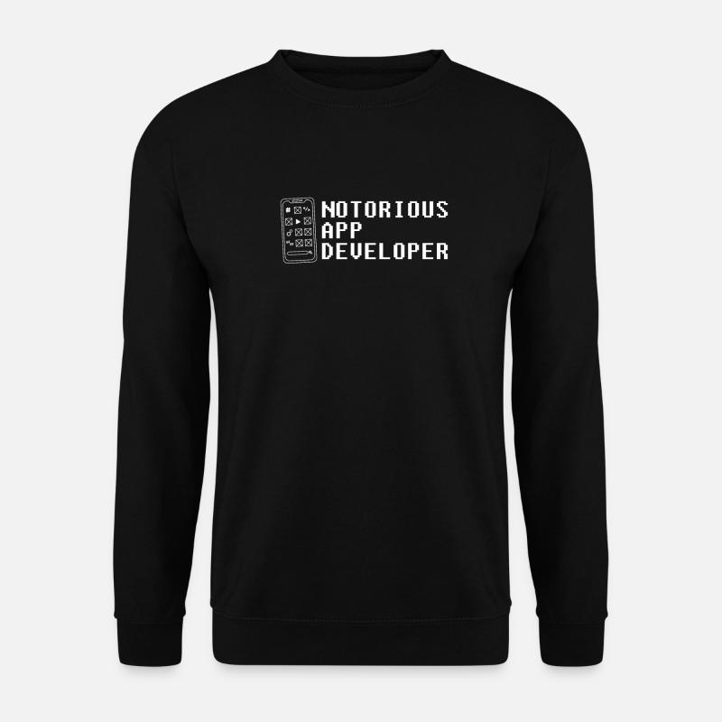 Developer Coder Programmer Developer - Unisex Sweatshirt - black