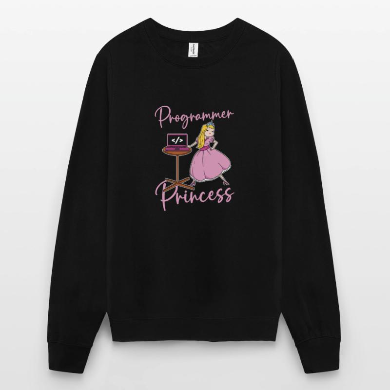 Entwickler Coder Programmierer Prinzessin Unisex Pullover