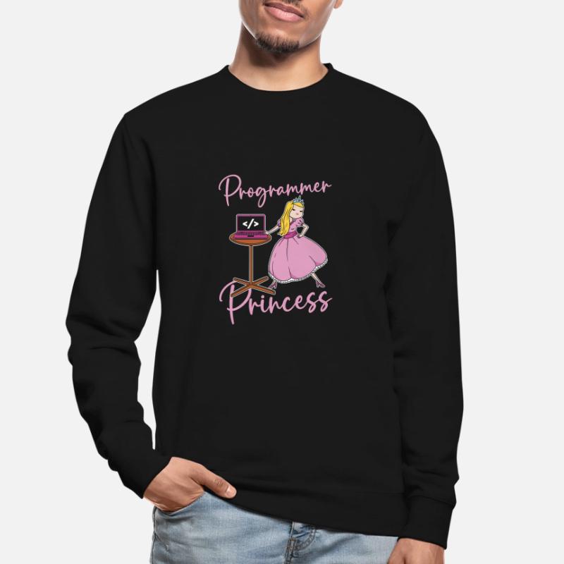 Entwickler Coder Programmierer Prinzessin Unisex Pullover
